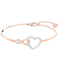 Swarovski Infinity Heart Jewelry Collection, Necklaces and Bracelets