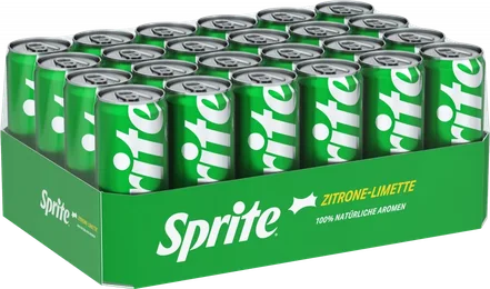 Sprite Lemon-Lime Soda 330ml Can (Pack of 6)