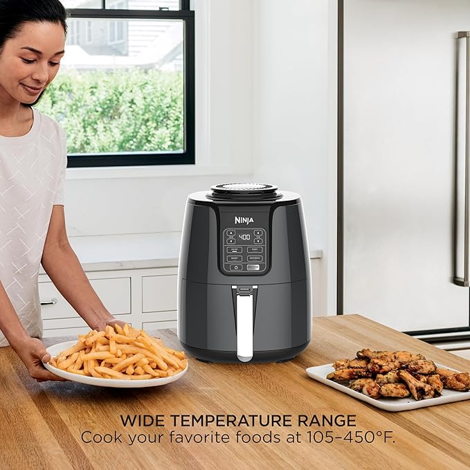 Ninja | Air Fryer | 4 QT Capacity | 4-in1 Roast, Crisp, Roast, Reheats, & Dehydrates